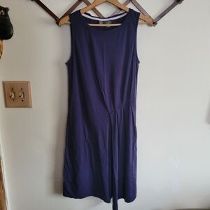 Anthropologie Saturday Sunday Dress Knee Length Cotton Modal Purple Small S